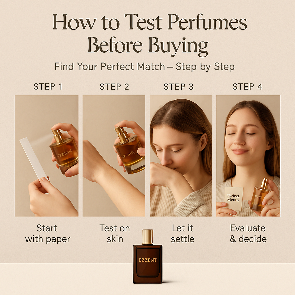 How to Test Perfumes Before Buying: A Step-by-Step Guide to Finding Your Perfect Scent - Ezzent